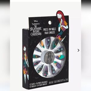 The Nightmare Before Christmas Sally Faux Nail Set New!